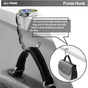  Knocent Foldable Purse Hook Handbag Hangers for Table Handbag  Storage Folding Decor Table Hook,Women's Bag Handbag Hanger Holder (Marble  Black&White) : Clothing, Shoes & Jewelry